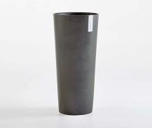 ECOPOTS AMSTERDAM ROND HOOG DARK GREY