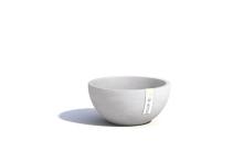 ECOPOTS BRUSSELS RONDE BOWL WHITE GREY